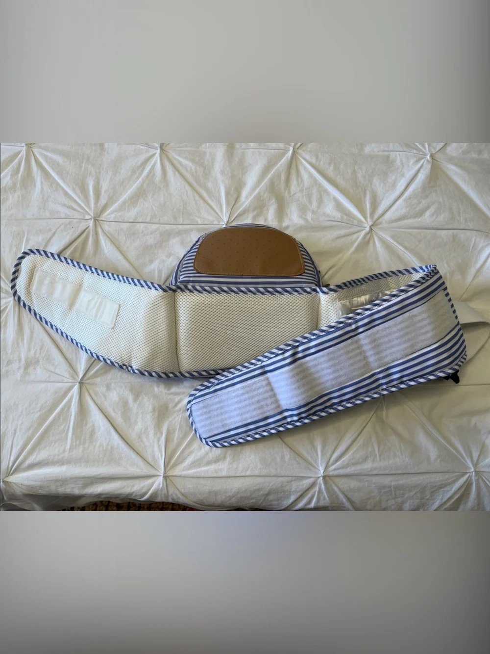 Ushbaby Blue & White Striped Kids Backpack